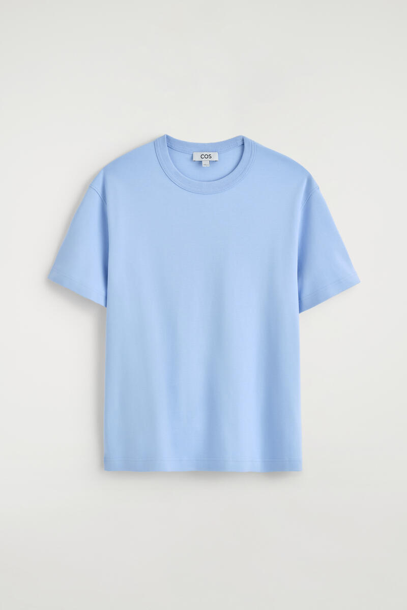 COS インターロック コットン クルーネックTシャツ