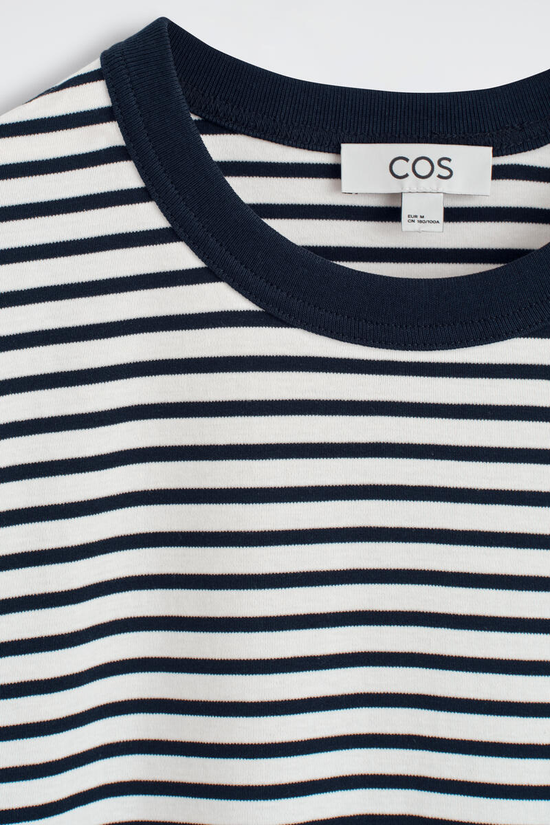 COS インターロック コットン クルーネックTシャツ