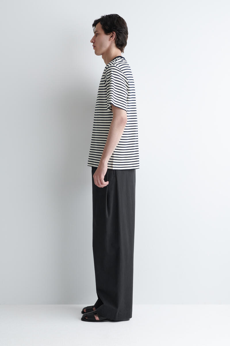COS インターロック コットン クルーネックTシャツ
