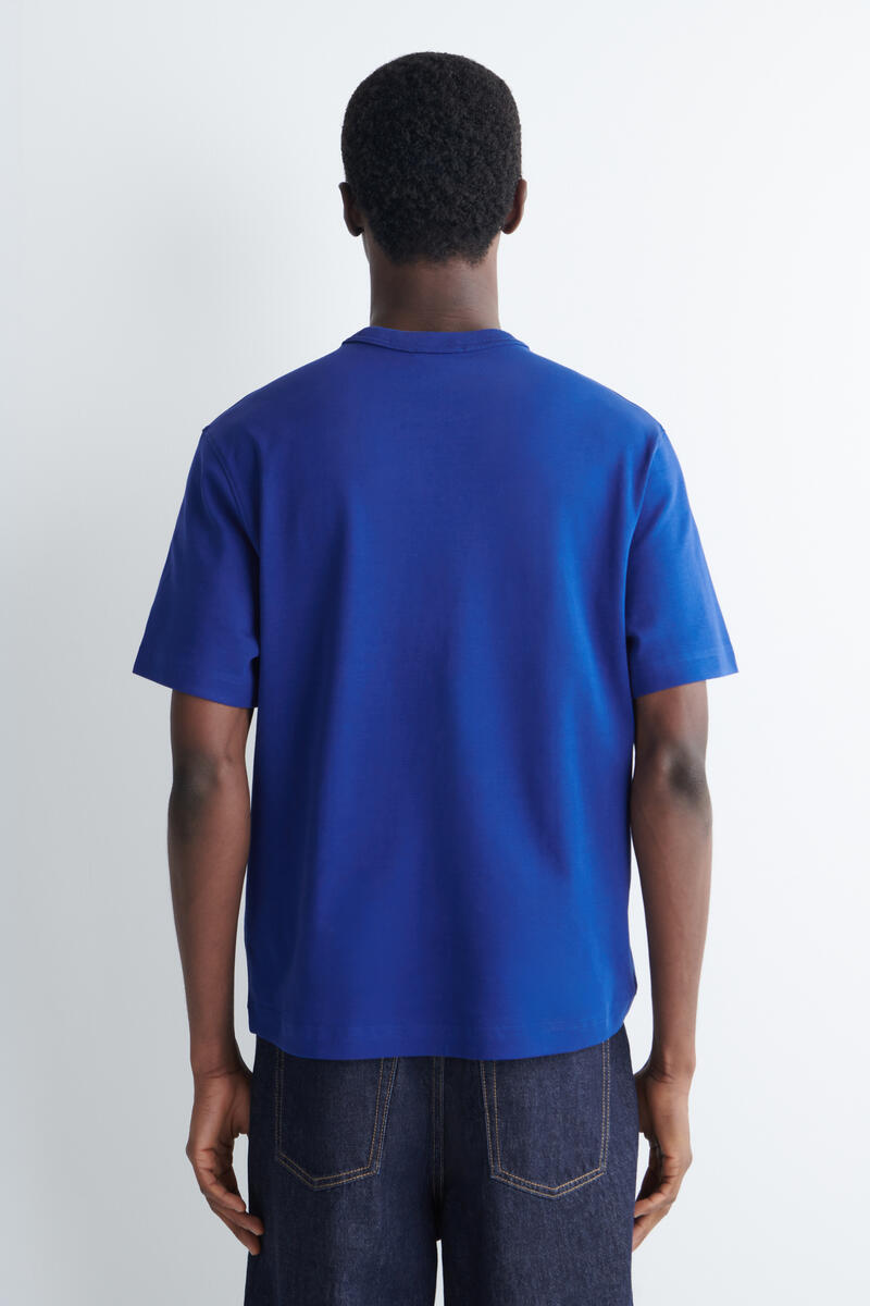 COS インターロックコットンクルーネックTシャツ