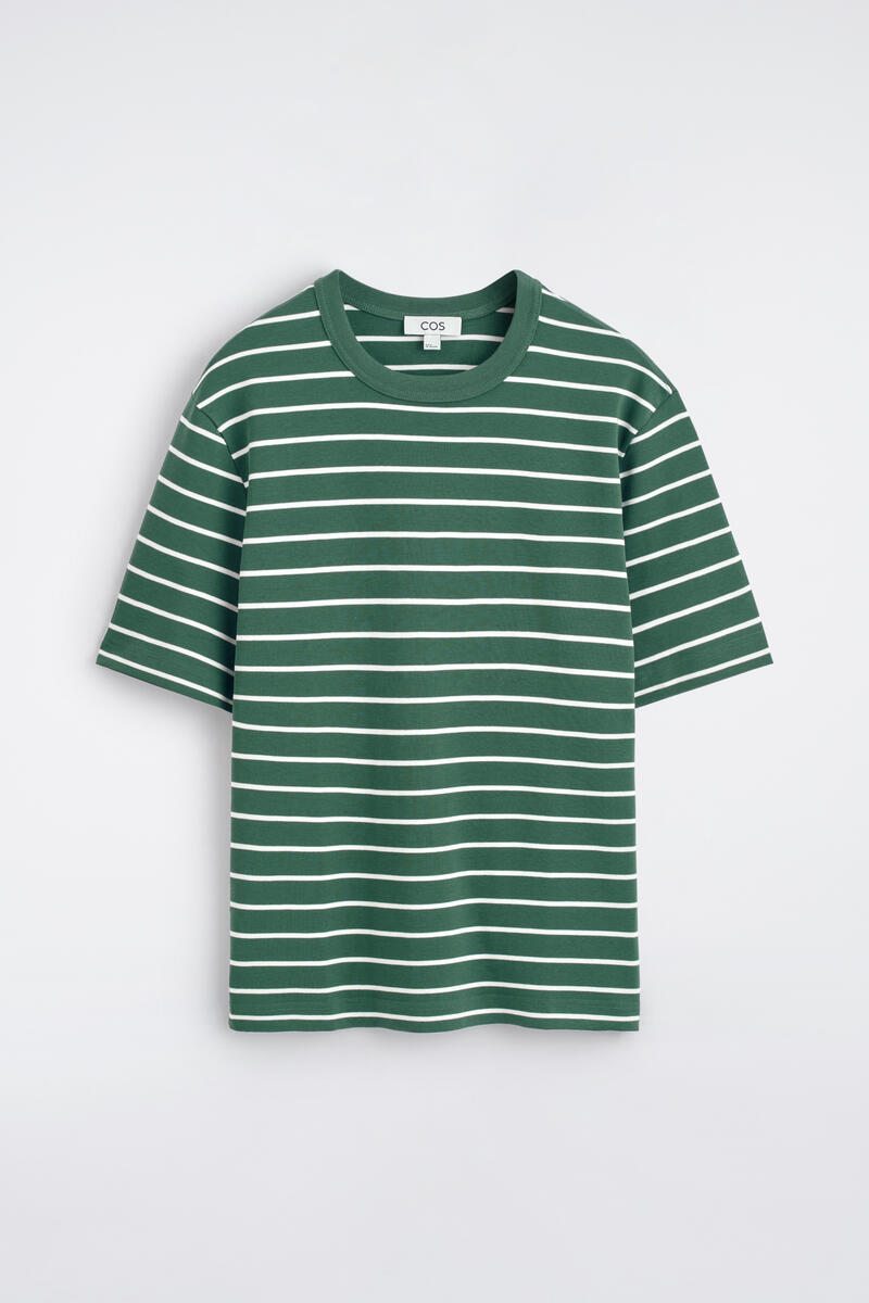 COS インターロック コットン クルーネックTシャツ