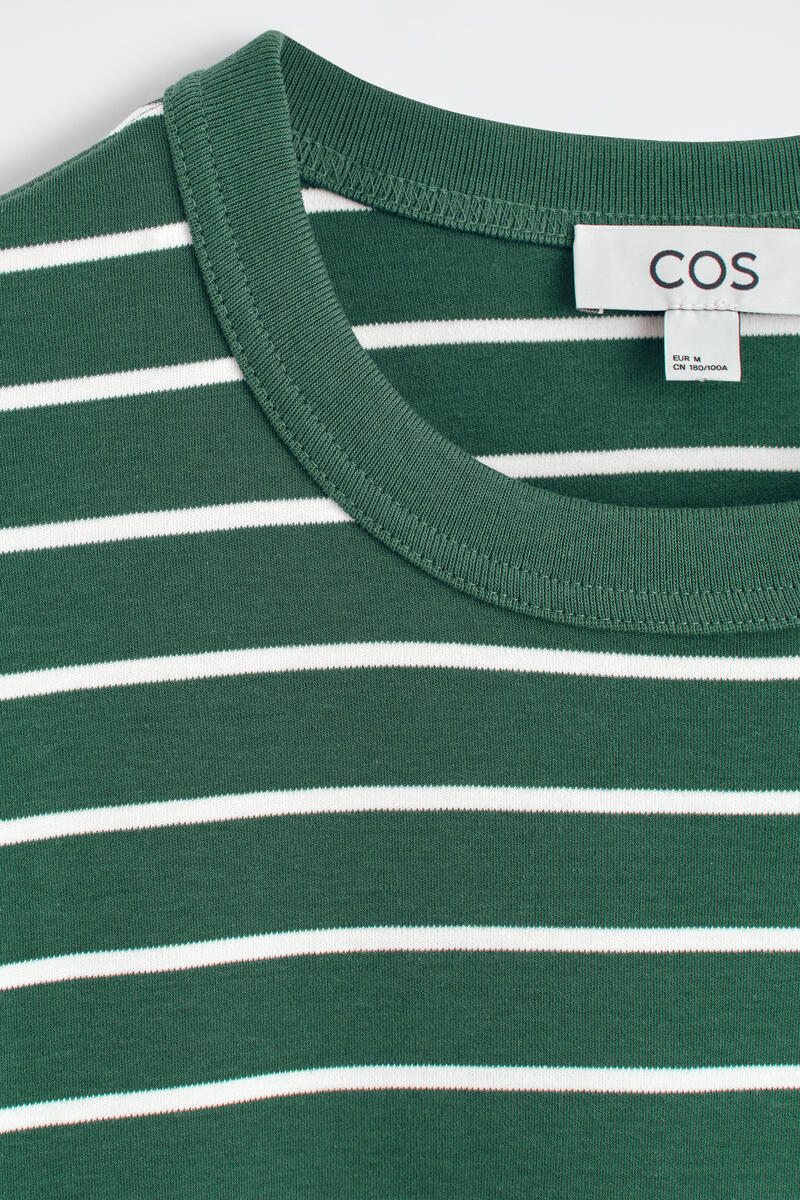 COS インターロック コットン クルーネックTシャツ