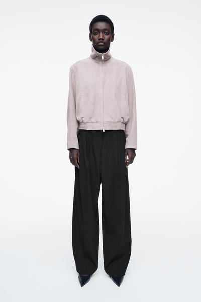 COS スエードボンバージャケット