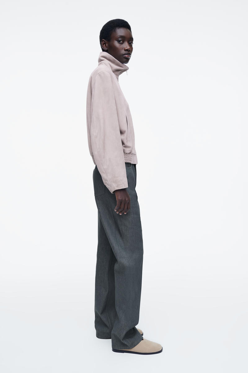 COS スエードボンバージャケット