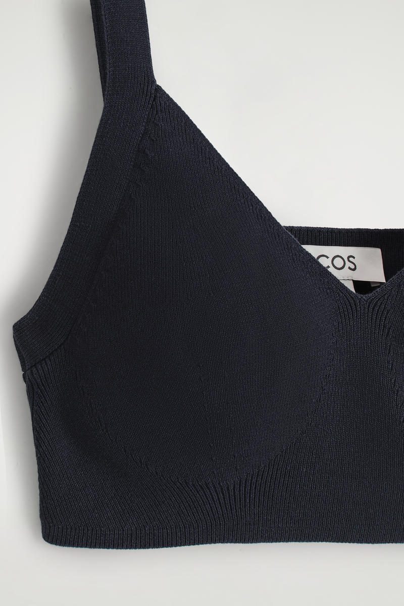 COS ニットコットンブラレット