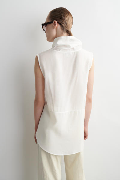 COS ドローストリング ノースリーブ トップス