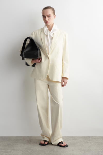 COS ドローストリング ノースリーブ トップス