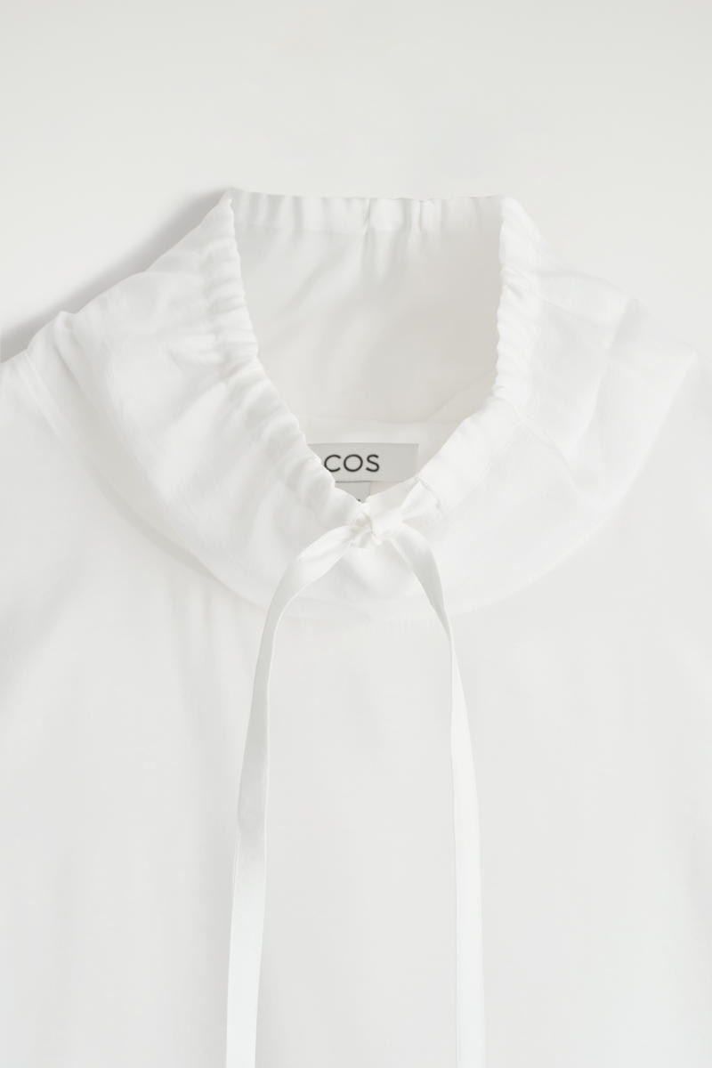 COS ドローストリング ノースリーブ トップス