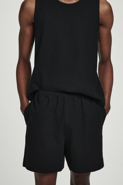 COS テクスチャード コットンジャージー ショーツ