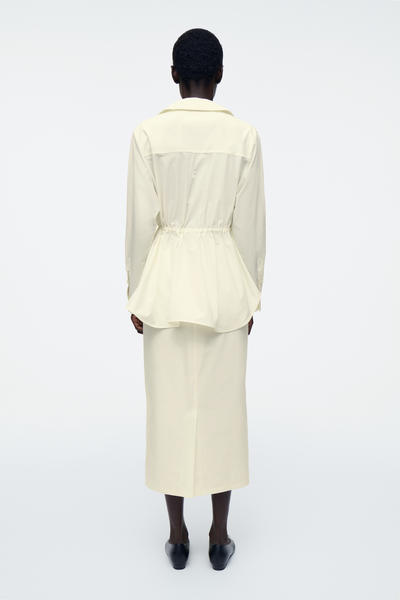 COS ドローストリングウエストシャツ