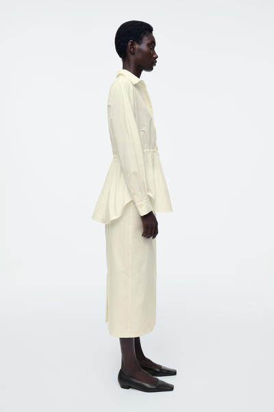 COS ドローストリングウエストシャツ