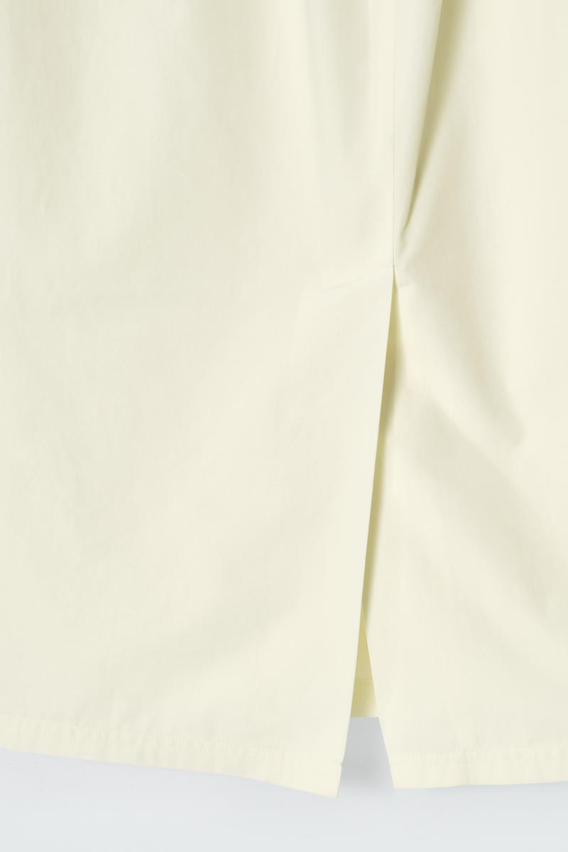 COS コットンドローストリングミディスカート