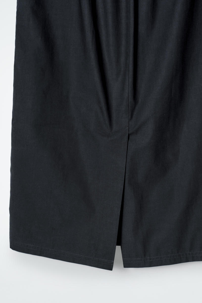 COS コットンドローストリングミディスカート