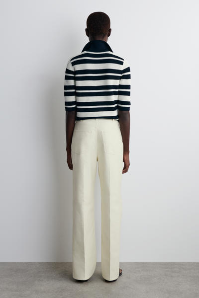 COS コットンキャンバス ストレートレッグ トラウザーズ