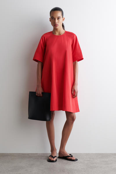 COS タイバックAラインミニドレス