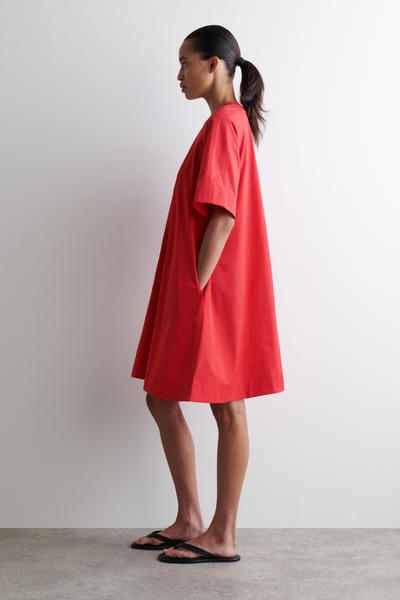 COS タイバックAラインミニドレス