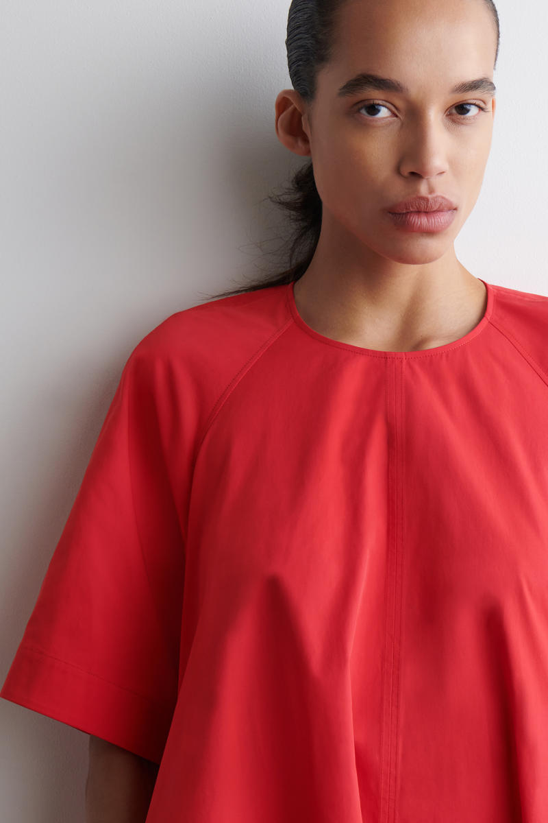 COS タイバックAラインミニドレス