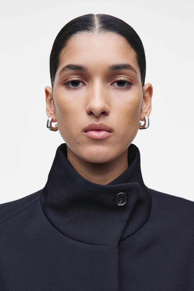 TRAPEZE WOOL-BLEND COAT オーバーサイズフィット トラペーズウール