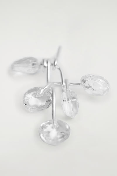 COS カスケードガラスピアス