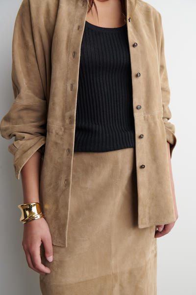 COS カシミヤシルクリブタンクトップ