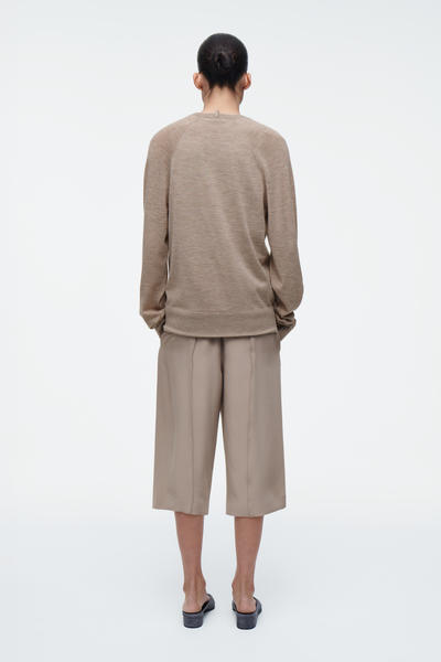 COS レイヤードファインカシミヤカーディガン