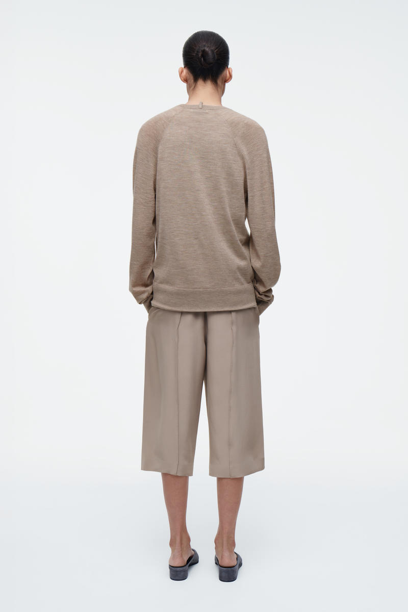 COS レイヤードファインカシミヤカーディガン