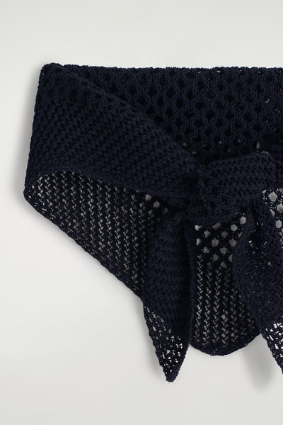 COS ポワンテルニット トライアングルスカーフ