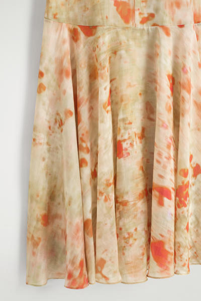 COS シアーフローラルプリントマキシワンピース