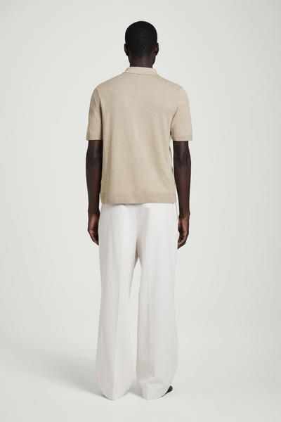 COS ニットリネンシルクシャツ