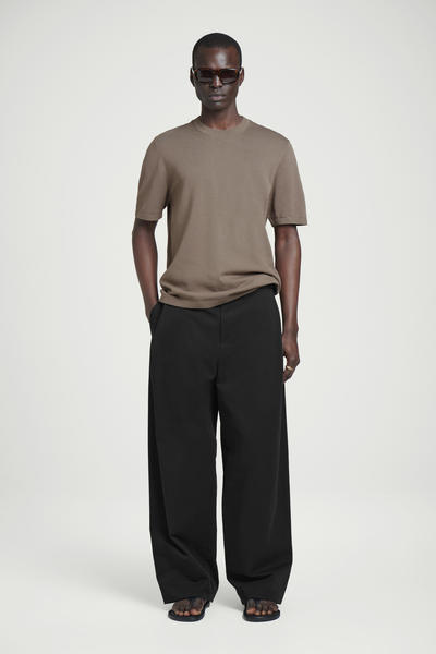 COS ニットコットンクルーネックTシャツ