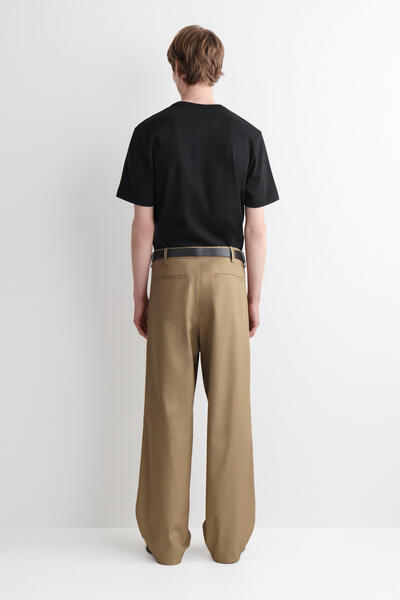 COS コットンワイドレッグチノ