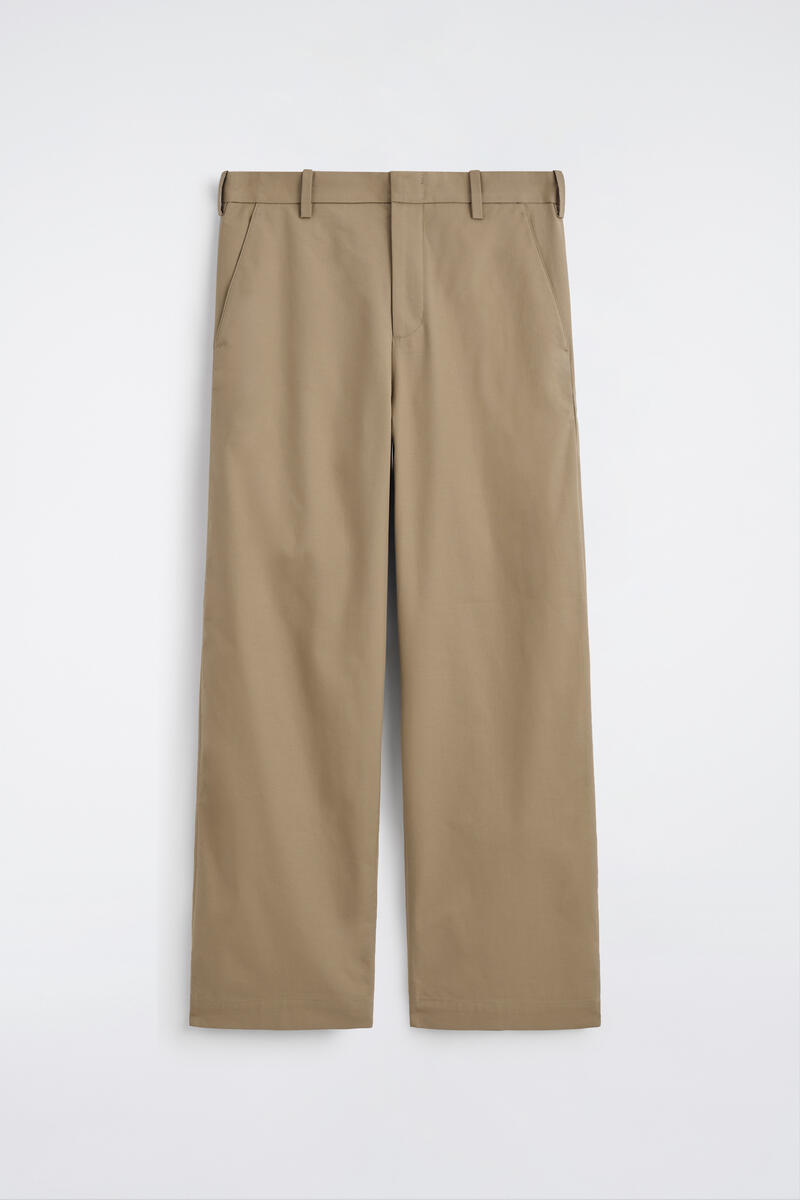 COS コットンワイドレッグチノ