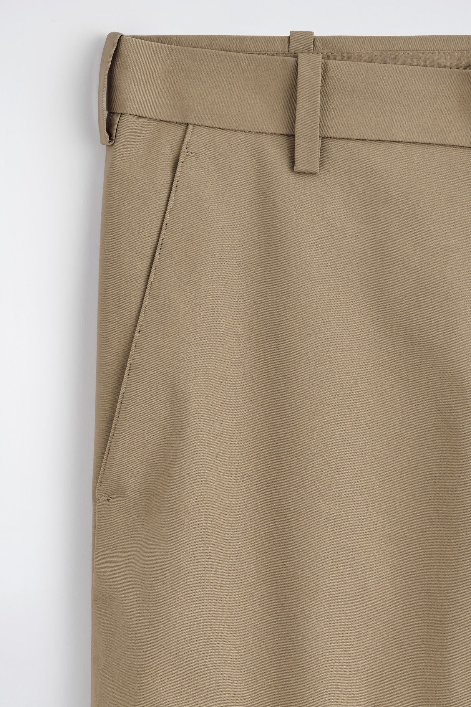 COTTON WIDE-LEG CHINOS コットンワイドレッグチノ ベージュ｜COS コス