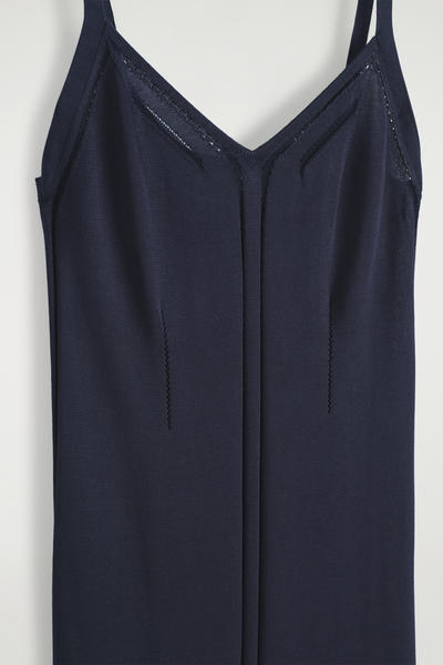 COS ニットミディスリップドレス