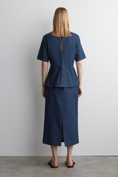 COS デニムペンシルスカート