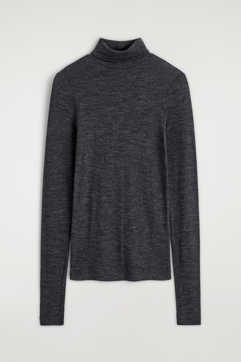 新品　BRIEFING　FINE MERINO HIGH NECK KNIT MERINO WOOL HIGH-NECK TOP メリノウールハイネックトップ｜COS