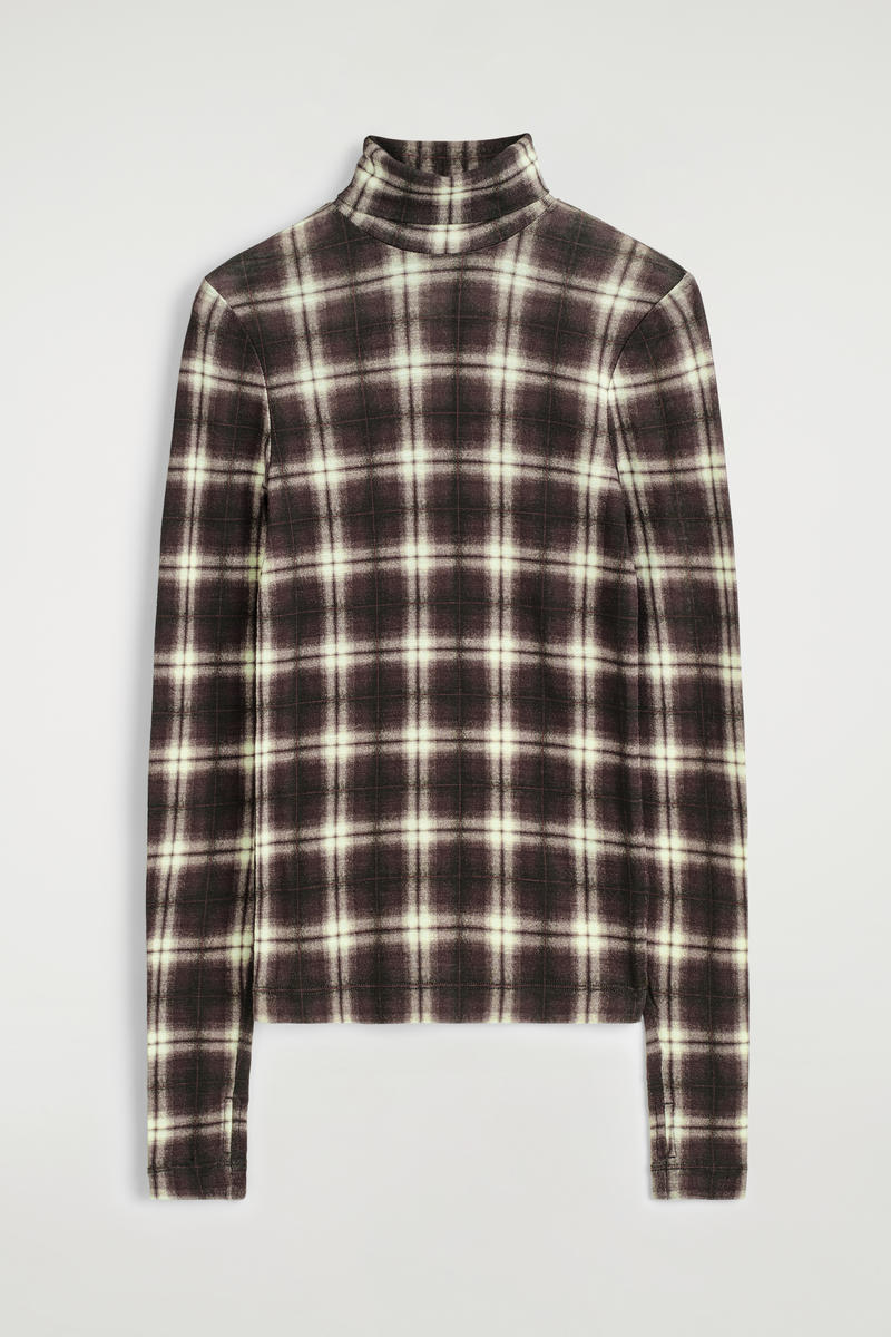 COS メリノウールハイネックトップ