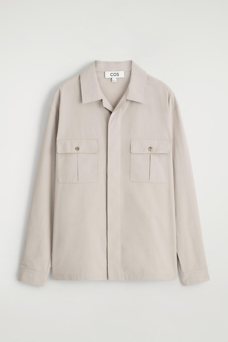 COS リラックスコットンオーバーシャツ