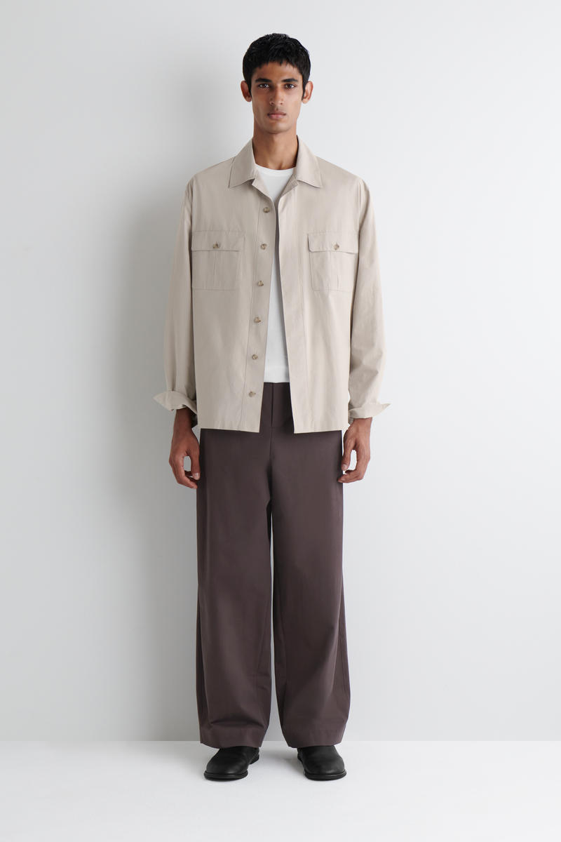 COS リラックスコットンオーバーシャツ