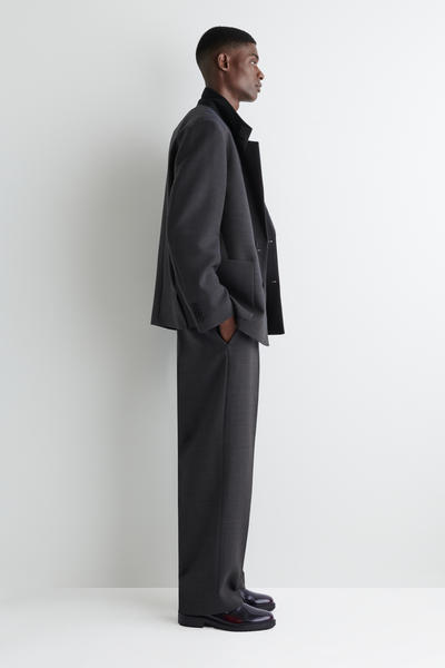 COS レザーオックスフォードシューズ