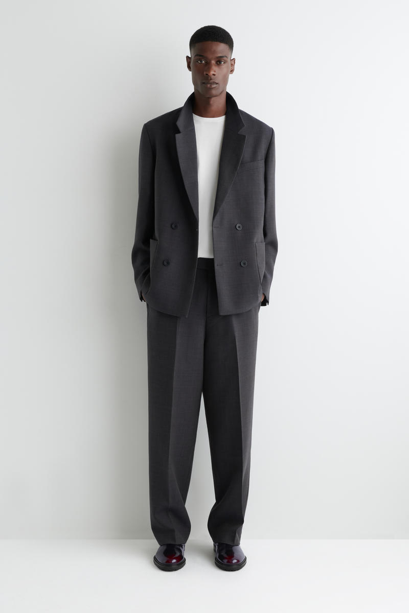 COS レザーオックスフォードシューズ