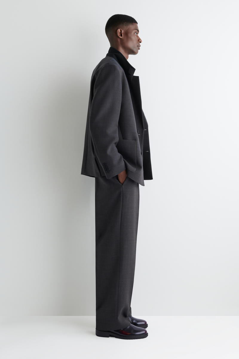 COS レザーオックスフォードシューズ