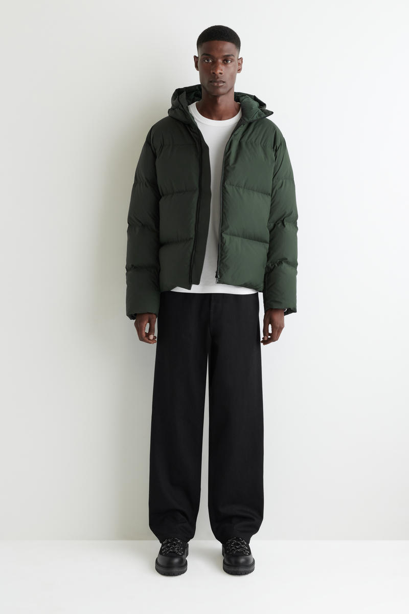 COS レザーハイキングシューズ