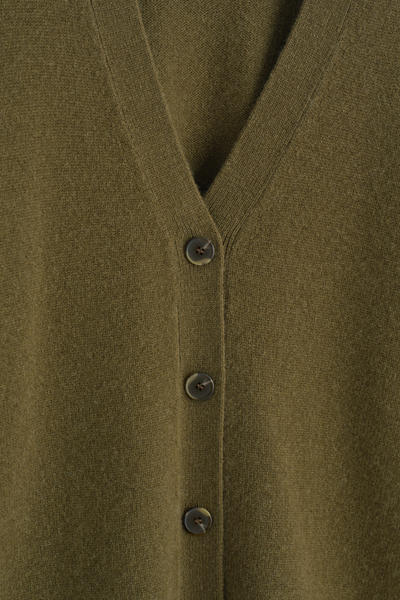 COS カシミヤVネックカーディガン