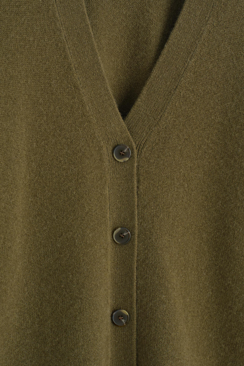 COS カシミヤVネックカーディガン