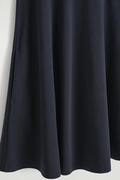 COS コットンジャージー ミニ スウィングドレス