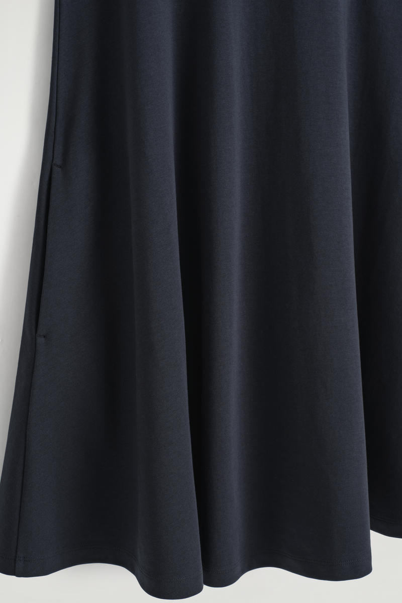 COS コットンジャージー ミニ スウィングドレス