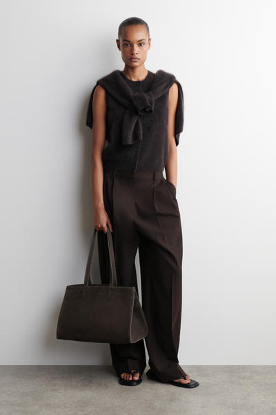 COS ギャラリートートバッグ - スエード