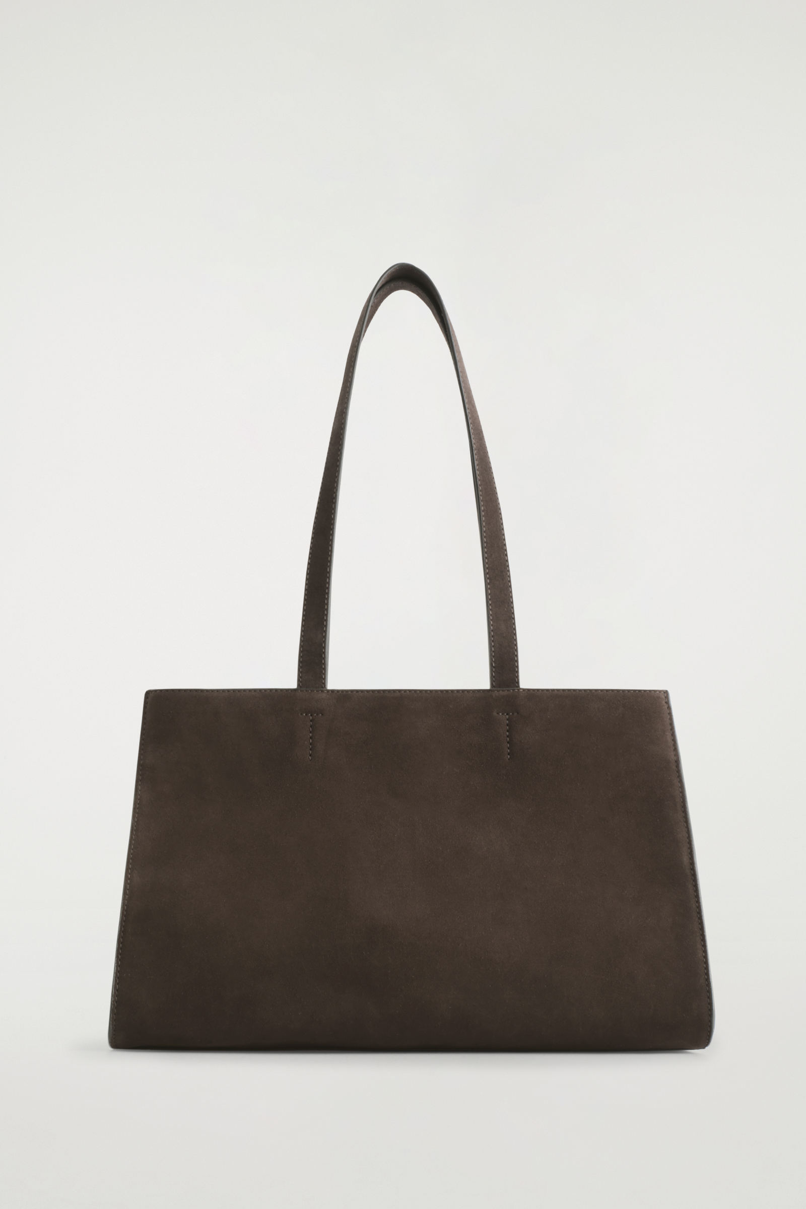 【新品タグ付き】COS ギャラリートートバッグ - スエード GALLERY TOTE BAG - SUEDE ギャラリートートバッグ - スエード ダーク