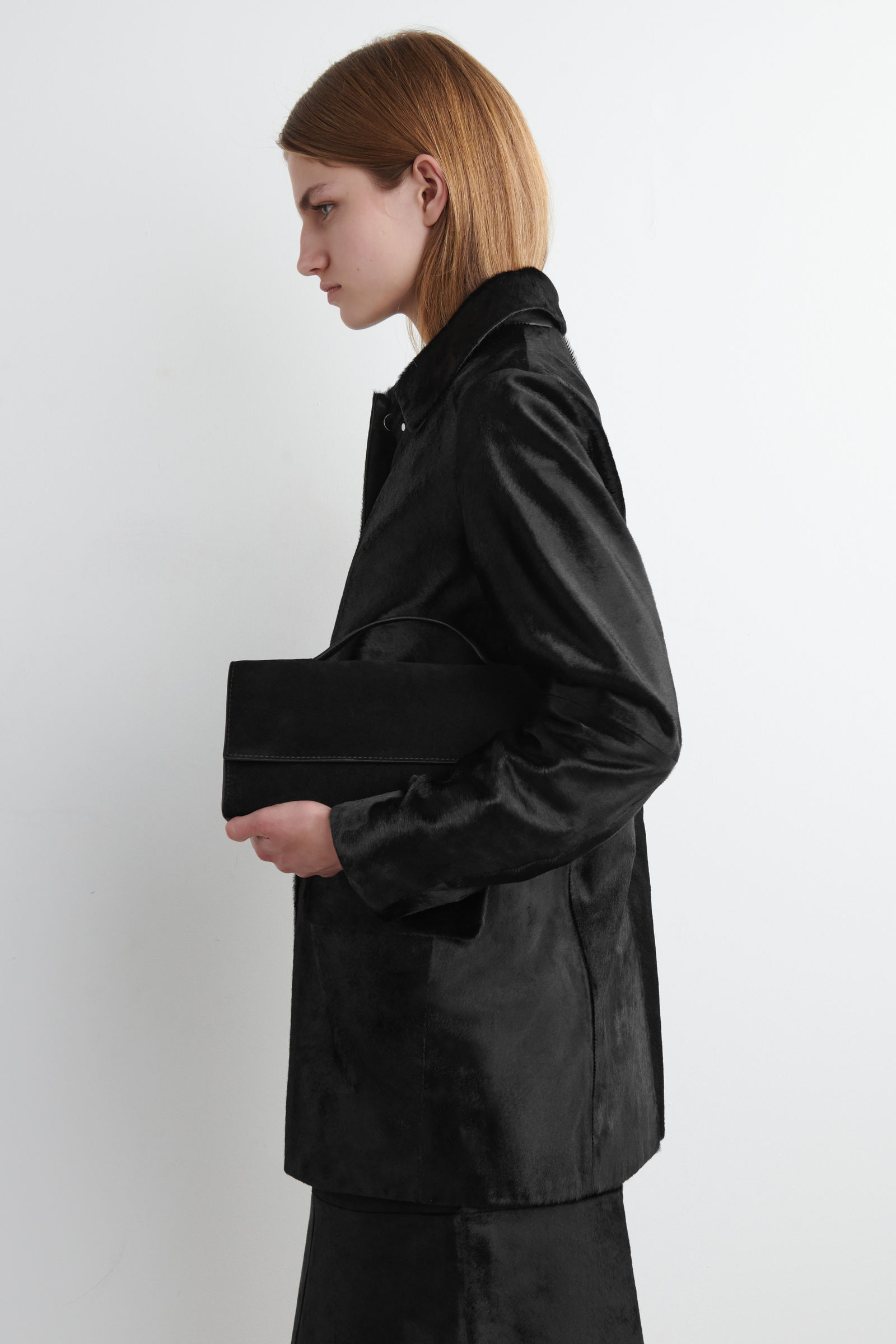 GALLERY CLUTCH BAG - SUEDE ギャラリー クラッチバッグ - スエード